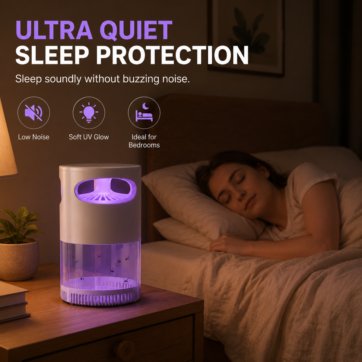 🦟 50% OFF! UV Mosquito Killer Lamp – quiet, USB, chemical-free. 50K+ sold! 🔇🌙