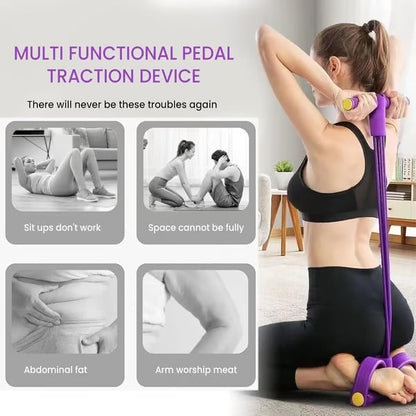 🦵 50% OFF NOW! 🚴 8-Tube Pedal Resistance Device – Full-Body Workout, Adjustable & Home Fitness 🏋️
