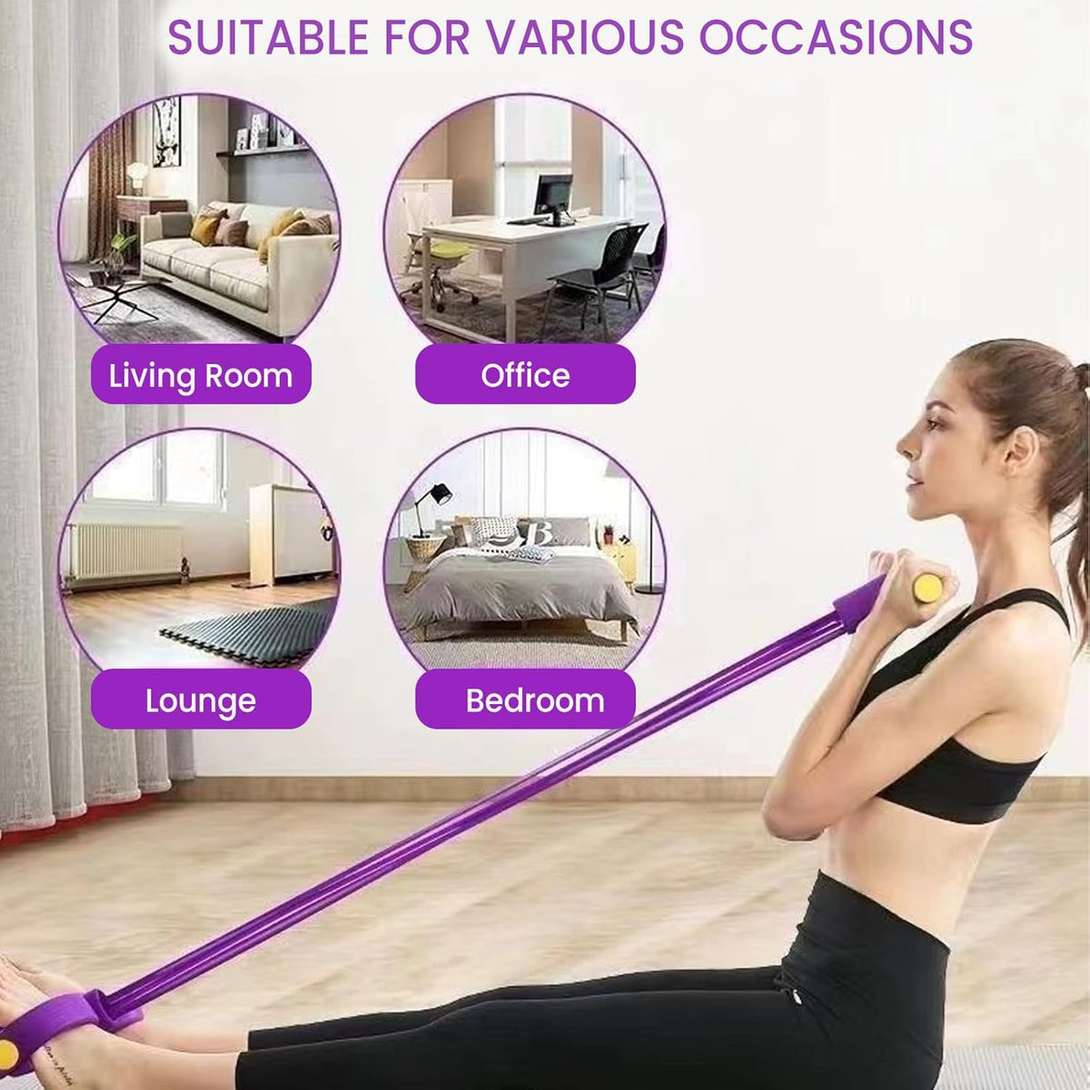 🦵 50% OFF NOW! 🚴 8-Tube Pedal Resistance Device – Full-Body Workout, Adjustable & Home Fitness 🏋️