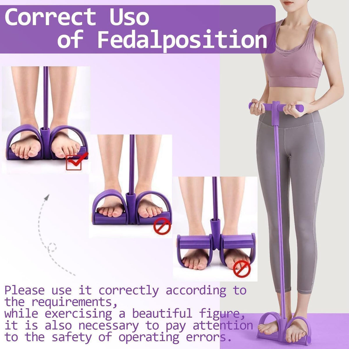 🦵 50% OFF NOW! 🚴 8-Tube Pedal Resistance Device – Full-Body Workout, Adjustable & Home Fitness 🏋️