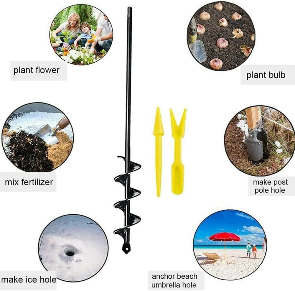 🎁Hot Sale 50% OFF⏳Easy Gardening Auger Spiral Drill Bit🌱
