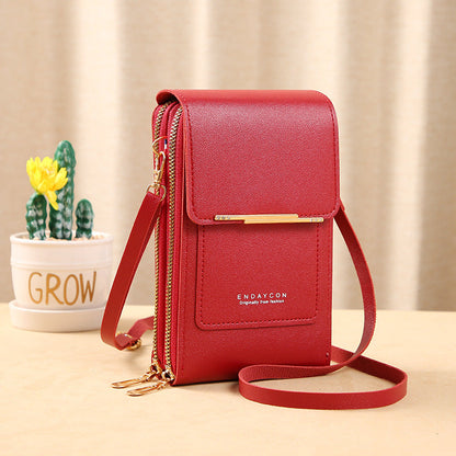 👜 📱 Women's Touch Screen Messenger Bag – Smart Phone Charging, Anti-Theft & Water-Resistant ✨