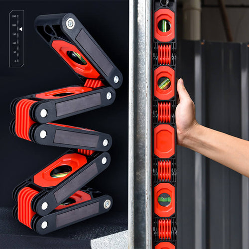 📐【Folding Protractor and Level】— Just pull and fold to measure angles and check levelness! 🔧✨